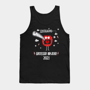 Große Schwester 2021 lustiges Monster Schwangerschaft Tank Top